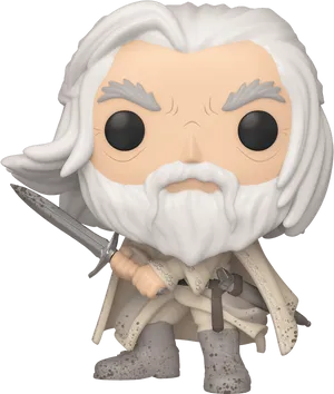 Gandalf Funko Pop Vinyl Figure PNG Image