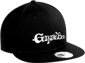 Gangsta Boo Black Snapback Hat PNG Image