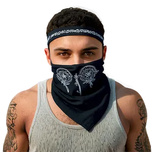 Gangster Black Bandana Png 73 PNG Image