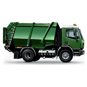 Garbage Truck Art Png Igo PNG Image