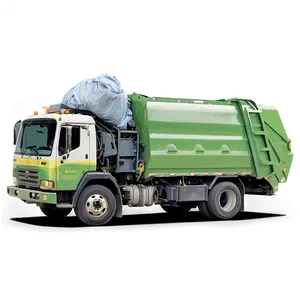 Garbage Truck On Road Png 40 PNG Image