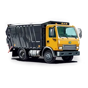 Garbage Truck Sketch Png 06202024 PNG Image