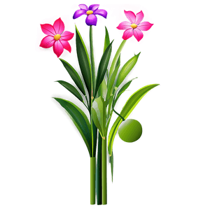 Garden Flower Clipart PNG lrm PNG