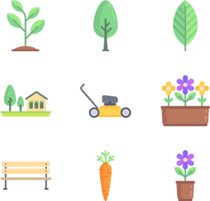 Gardening - Garden Flat Icon Pack, HD Png Download PNG with transparent background