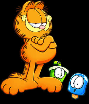 Garfield_and_ Friends_ Cartoon_ Characters PNG image with transparent background