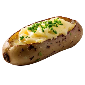 Garlic Butter Baked Potato Png 06212024 PNG Image