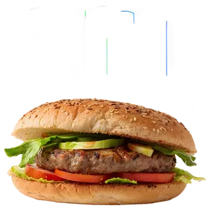 Garlic Herb Lamb Burger Png Ipq2 PNG Image