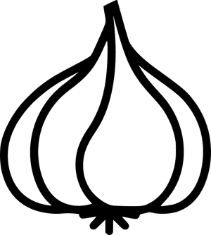 Transparent Garlic Png - Garlic Black And White, Png Download PNG with transparent background