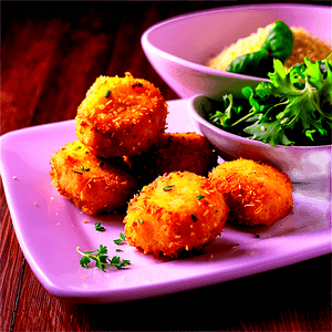 Garlic Parmesan Chicken Nuggets PNG kua PNG with transparent background
