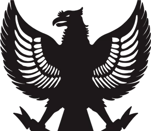 Garuda Silhouette Vector PNG Image