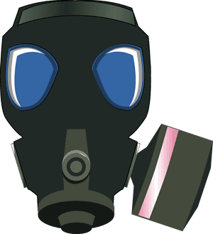 Gas Mask Black Protection Free Picture - Clip Art Of Gas Mask, HD Png Download PNG image with transparent background