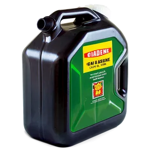 Gasoline Can With Label Png 06272024 PNG Image