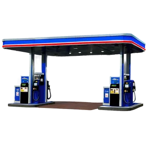 Gasoline Station Canopy Png 7 PNG Image