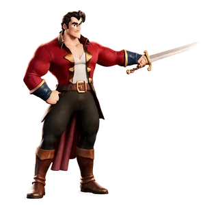 Gaston With Sword Png 3 PNG Image