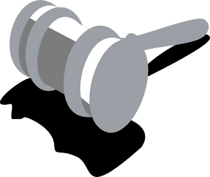 Hammer, Judge, Justice, Shadow, Fate, Gray, Decision - Palu Hakim Hitam Putih, HD Png Download PNG image with transparent background