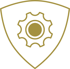 Transparent Shield Png Icon - Gear Outline Icon Png, Png Download PNG image with transparent background
