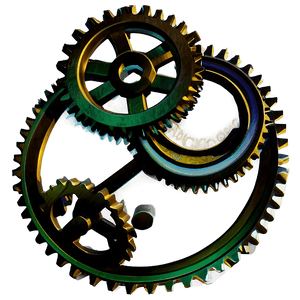 Gears Silhouette PNG bse PNG