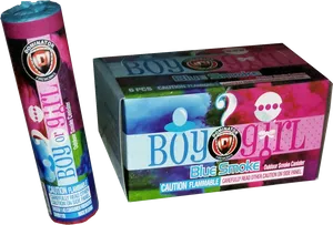 Gender Reveal Smoke Products PNG Image