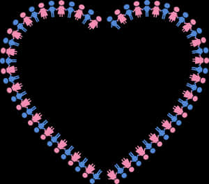 Gender Symbols Heart Shape PNG with transparent background