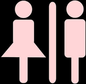 Gender Symbols Restroom Sign PNG image with transparent background