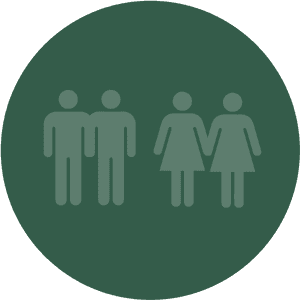 Gender Symbols Restroom Sign PNG image with transparent background