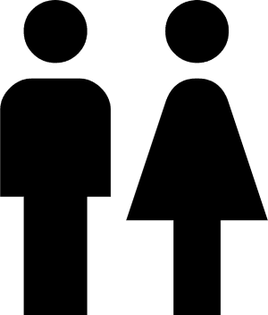 Png File Svg - Male And Female Vector Icon, Transparent Png PNG with transparent background