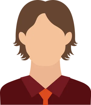 Generic Brown Haired Avatar PNG Image