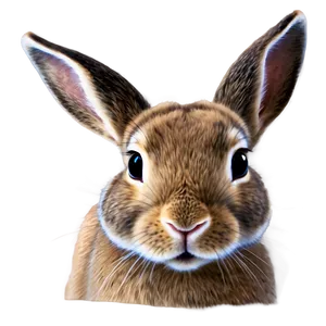 Gentle Bunny Look Png 06282024 PNG Image