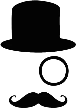 Gentleman Icon Outline PNG Image