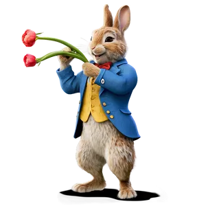 Gentleman Peter Rabbit Png Pio PNG Image