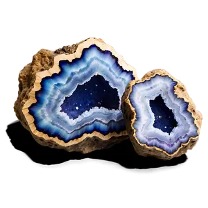 Geode Mineral Collection Png Ehr44 PNG Image