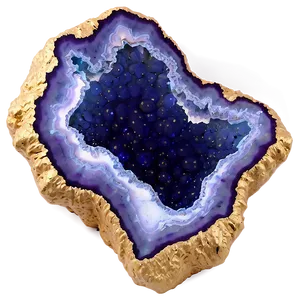 Geode With Metallic Edges Png Swm82 PNG Image