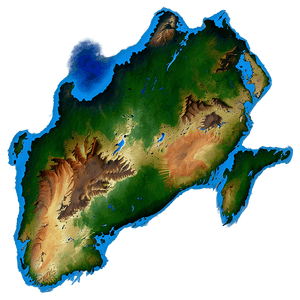 Geographic Continent Map PNG rnr PNG