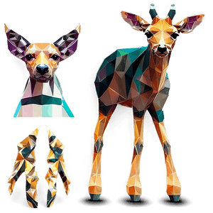 Geometric Animal Illustrations PNG gco80 PNG image with transparent background