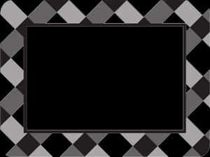 Buffalo Check Plaid Black Self-stick Picture Frames - Black And White Buffalo Plaid Border, HD Png Download PNG
