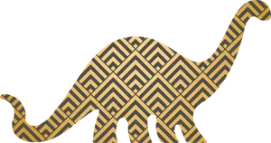 Geometric Camel Pattern Illustration PNG Image