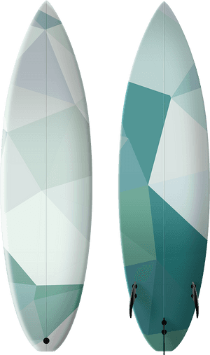 Surfing Board Png Image - Geometric Surfboard Design, Transparent Png PNG with transparent background