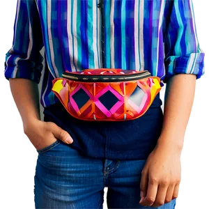 Geometric Fanny Pack Png 06212024 PNG Image