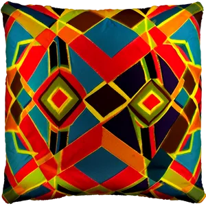 Geometric Pattern Throw Pillow Png Hyr PNG Image