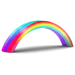 Geometric Rainbow Arc PNG elk75 PNG