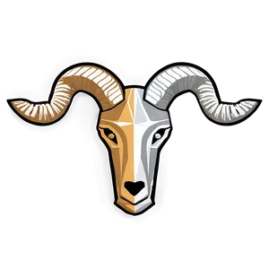 Geometric Ram Head Png 06292024 PNG Image