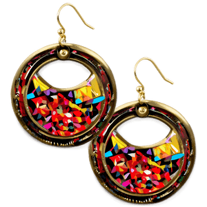 Geometric Shape Earring PNG 61 PNG