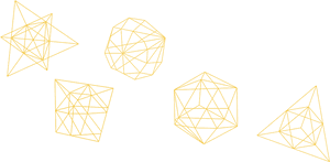 Gold Geometric Shapes Png Vector Freeuse - Gold Geometric Shapes Transparent, Png Download PNG