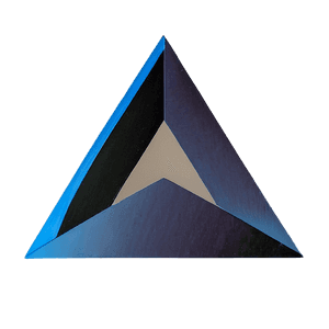 Geometric Triangle Icon PNG tpa PNG