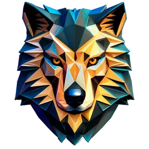 Geometric Wolf Head Outline Png 06122024 PNG Image