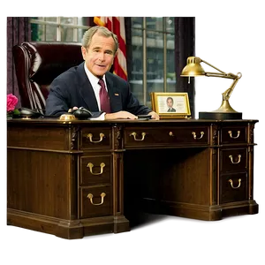 George Bush In Office Png 86 PNG Image