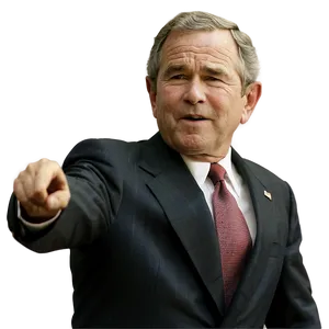 George Bush In Office Png Caj PNG Image