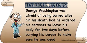 George Washington Fearof Premature Burial PNG Image