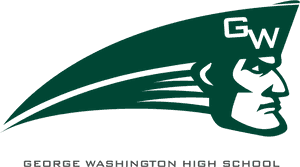 Gw Patriot Mascot Logo2 - George Washington High School, HD Png Download PNG image with transparent background