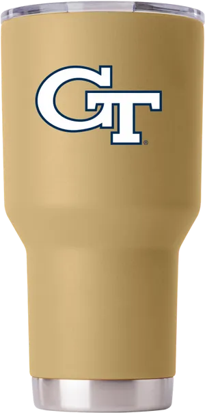 Georgia Tech Logo Travel Mug PNG Image